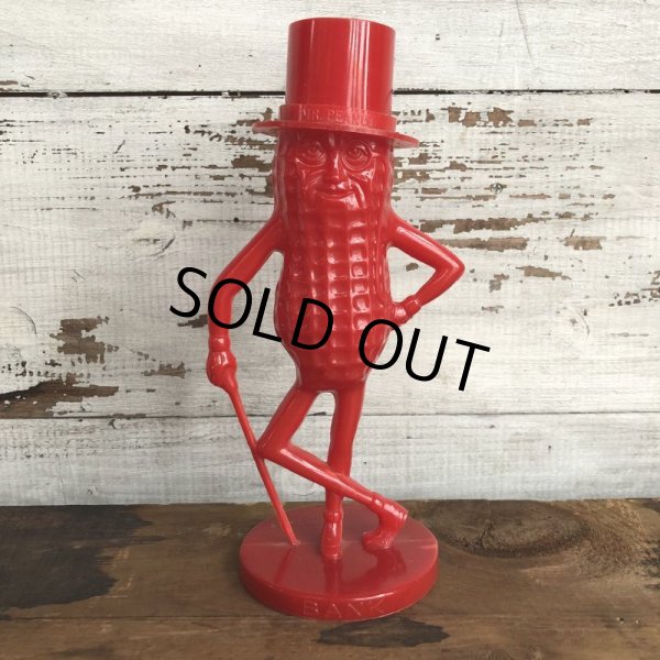 画像1: Vintage Planters Mr. Peanut Plastic Bank Red (S530) (1)