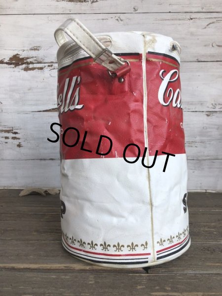 画像2: Vintage Campbell Soup Vinyl Cooler Bag (S543) (2)