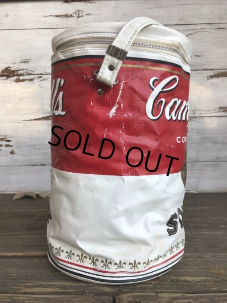 画像4: Vintage Campbell Soup Vinyl Cooler Bag (S543) (4)
