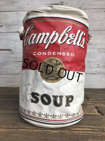 画像1: Vintage Campbell Soup Vinyl Cooler Bag (S543) (1)