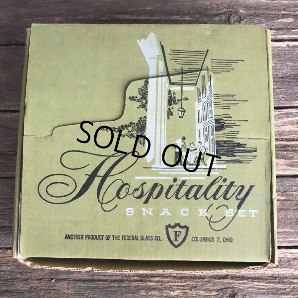 画像4: Vintage Federal Hospitality Snack Set Dead Stock (S551) (4)