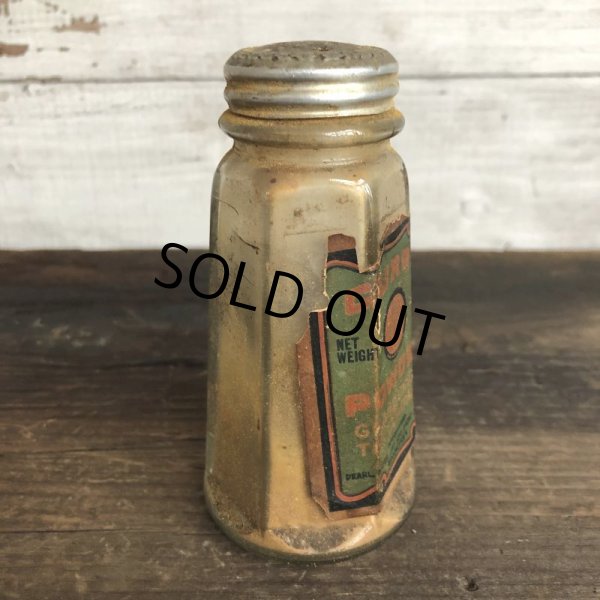 画像2: Vintage Glass Jar CURRY POWDER (S549) (2)