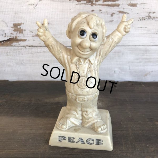 画像1: Vintage Message Doll PEACE (S561)  (1)