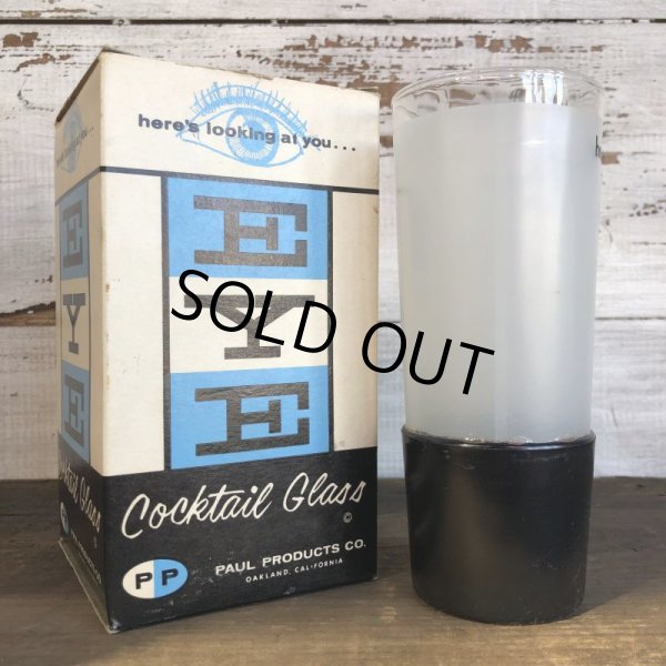 画像5: Vintage Dead Stock EYE Cocktail Glass PIC ME UP and PEEK (S562)  (5)