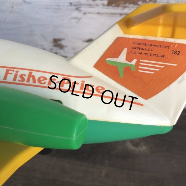画像9: Vintage Fisher Price Jet Airplane (S568) (9)
