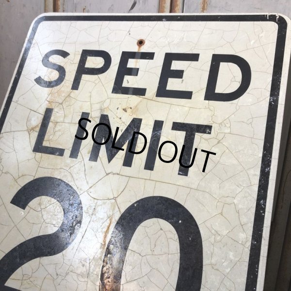 画像4: Vintage Road Sign SPEED LIMIT 20 (S575)  (4)
