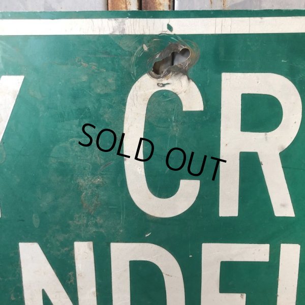 画像2: Vintage Road Sign DRY CREEK ... (S574)  (2)