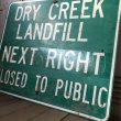 画像4: Vintage Road Sign DRY CREEK ... (S574)  (4)