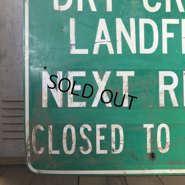 画像3: Vintage Road Sign DRY CREEK ... (S574)  (3)