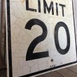 画像3: Vintage Road Sign SPEED LIMIT 20 (S575)  (3)