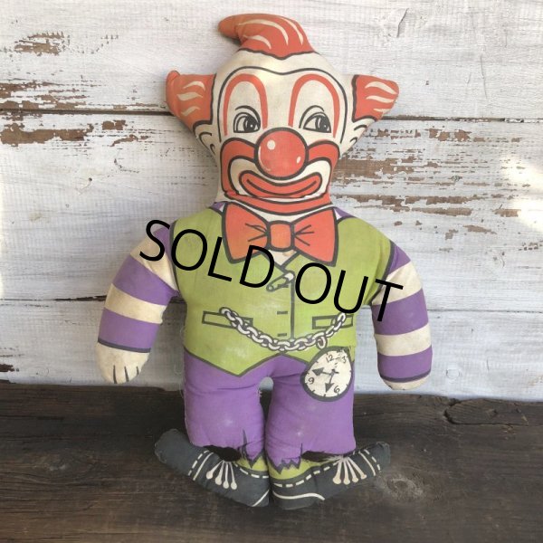 画像1: Vintage Clown Pillow Doll (S571) 　 (1)