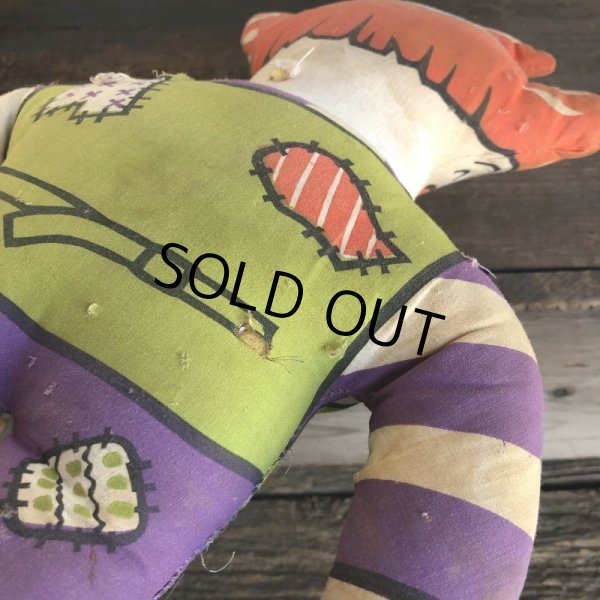 画像4: Vintage Clown Pillow Doll (S571) 　 (4)