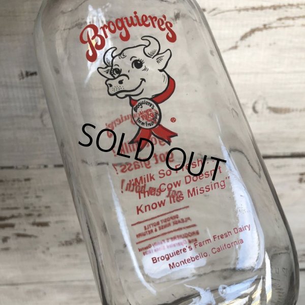 画像4: Vintage Broguere's Milk Bottle (S569) 　 (4)