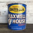 画像1: Vintage Max Well House Coffee Can 48oz (S566) 　 (1)