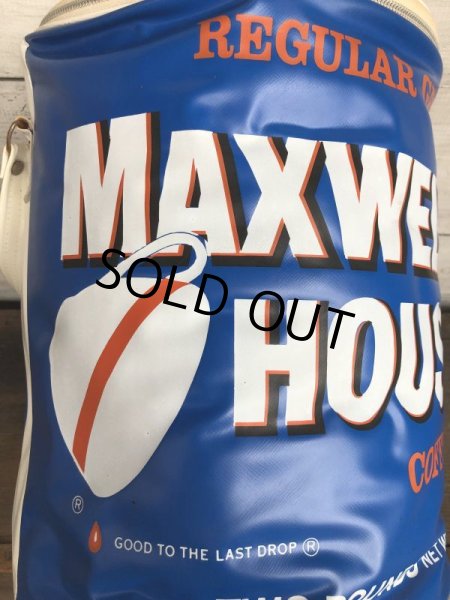 画像10: Vintage Max Well House Coffee Vinyl Cooler Bag (S579) 　 (10)