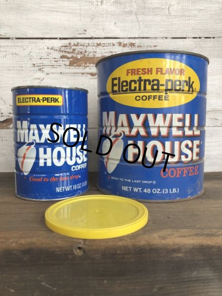 画像7: Vintage Max Well House Coffee Can 16oz (S577) 　 (7)