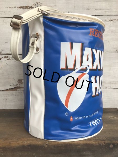 画像3: Vintage Max Well House Coffee Vinyl Cooler Bag (S579) 　 (3)