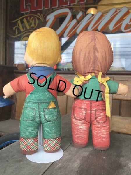 画像2: 50s Vintage Mike & Merry General Foods Advertising Rag Doll Set (S580) 　 (2)