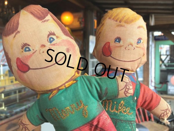 画像6: 50s Vintage Mike & Merry General Foods Advertising Rag Doll Set (S580) 　 (6)