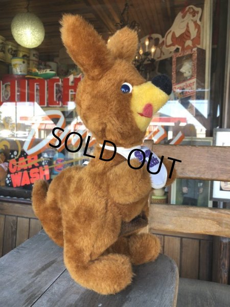 画像2: 70s Sugar Puffs Kangaroo Advertising Plush Doll (S561) (2)