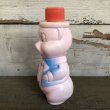 画像4: Vintage Soaky Bobble Bath bottle Little Pig Red (S587) (4)