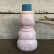 画像3: Vintage Soaky Bobble Bath bottle Little Pig Blue (S588) (3)