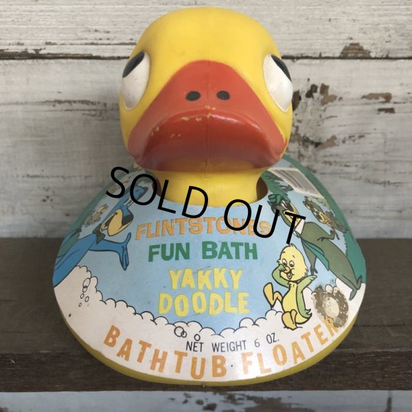 画像4: 70's Vintage Soaky Bobble Bath bottle Yakky Doodle (S583) (4)