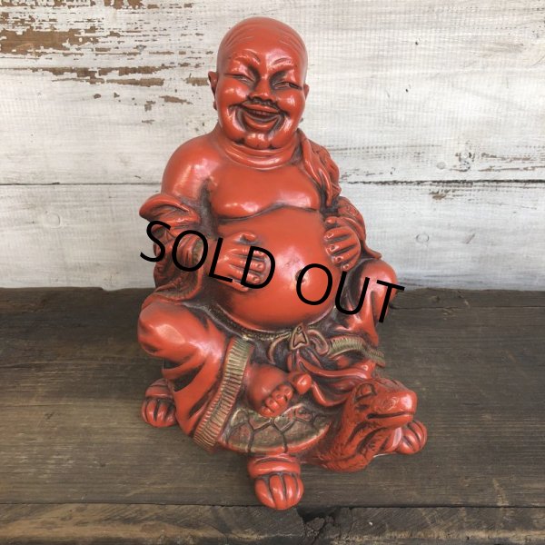 画像2: 60s Vintage Red Buddha UNIVERSAL STATUARY CORP (S594) (2)