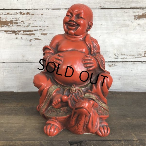 画像1: 60s Vintage Red Buddha UNIVERSAL STATUARY CORP (S594) (1)