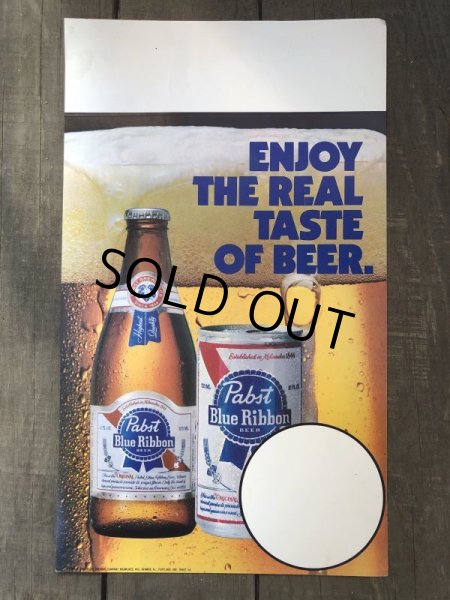 画像4: Vintage Pabst Card Sign ENJOY THE REAL TAST OF BEER (S601) (4)