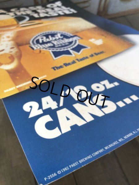 画像3: Vintage Pabst Cardboard Sign A CASE OF THE REAL TASTE! (S602) (3)