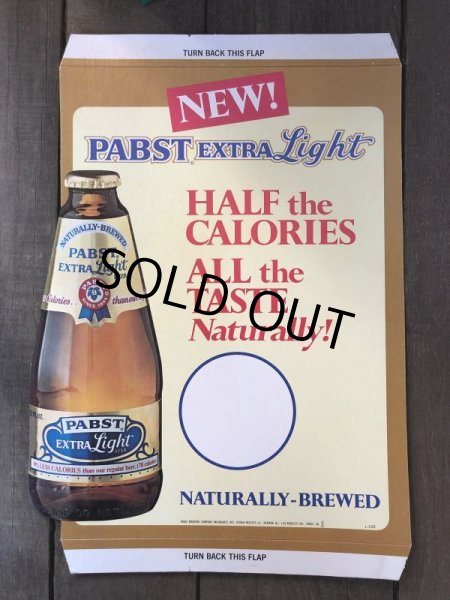 画像4: Vintage Pabst Cardboard Sign NEW! EXTRA Light (S600) (4)