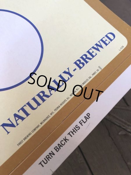 画像2: Vintage Pabst Cardboard Sign NEW! EXTRA Light (S600) (2)