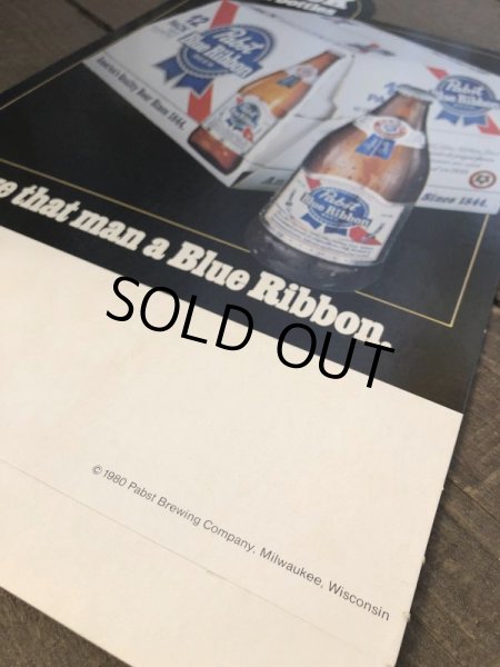 画像2: Vintage Pabst Cardboard Sign 12 PACK (S599) (2)