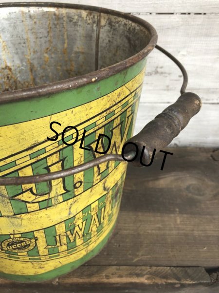 画像6: Vintage J.W.ALLEN Metal Bucket (S603) (6)
