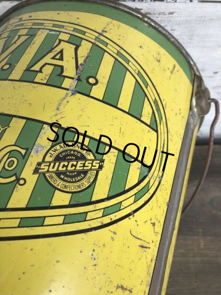 画像9: Vintage J.W.ALLEN Metal Bucket (S603) (9)