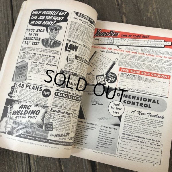画像10: 1940s Vintage Popular Science Magazine (PS352)  (10)