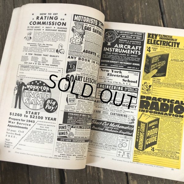 画像10: 1940s Vintage Popular Science Magazine (PS355)  (10)