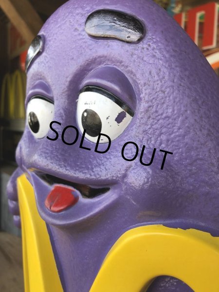画像7: Vintage Mcdonald's Grimace Statue Playland Childs Chair (S606） (7)