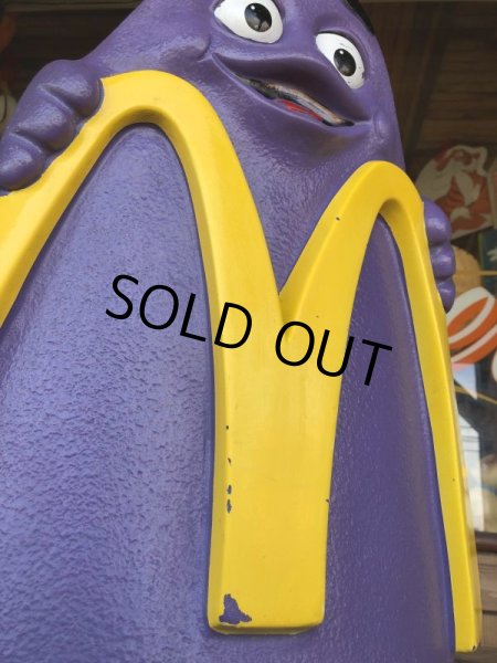 画像5: Vintage Mcdonald's Grimace Statue Playland Childs Chair (S606） (5)