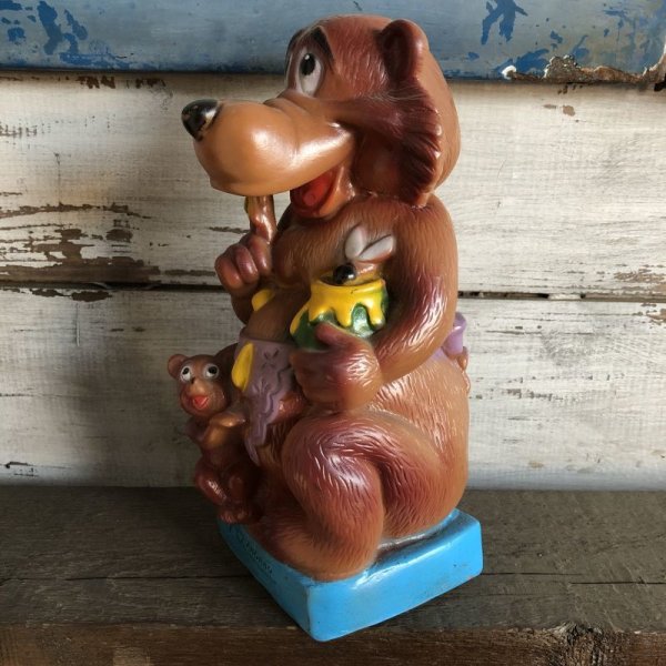 画像4: Vintage AHORRO Bancomer Honey Bear Bank (S607） (4)