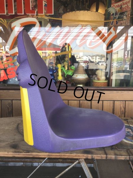 画像4: Vintage Mcdonald's Grimace Statue Playland Childs Chair (S606） (4)