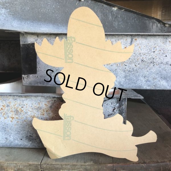 画像2: 70s Vintage Budweiser Bud Man Mighty Malt Sticker Decal (S618） (2)