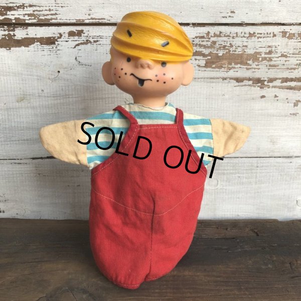 画像1: Vintage Dennis the Menace Hand Puppet Doll (S627) (1)