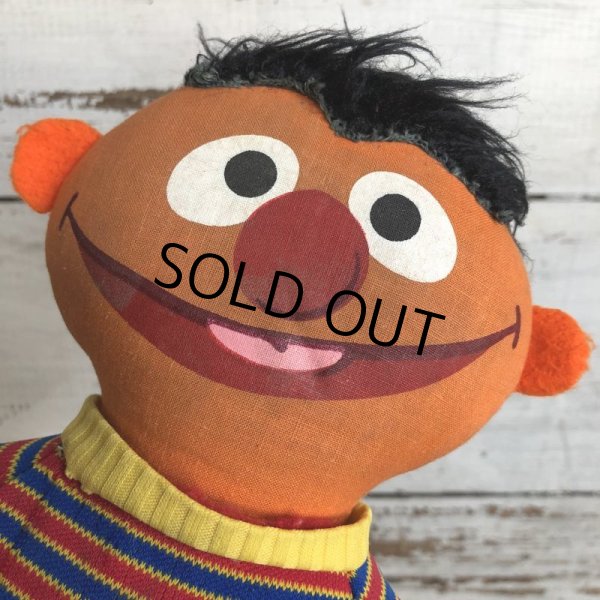 画像4: Vintage Knickerbocker Sesame Street Ernie Plush Doll (S628) (4)