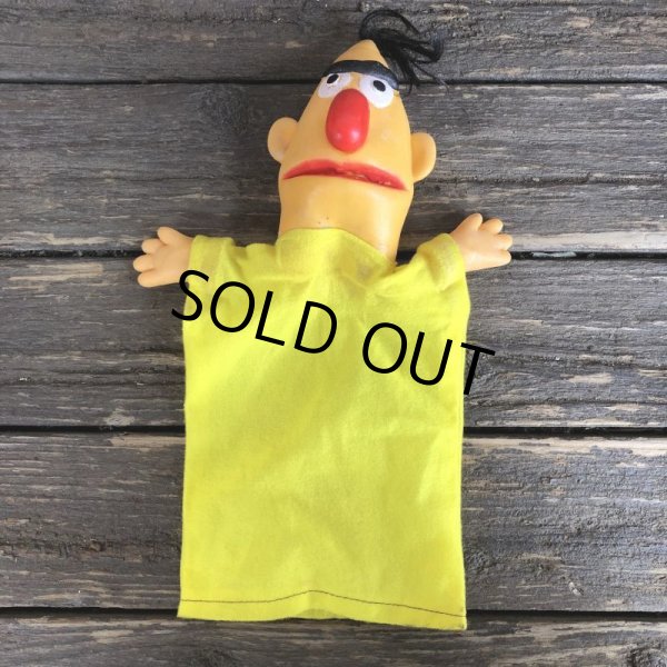 画像7: Vintage Sesame Street Bert Hand Puppet Doll (S630) (7)