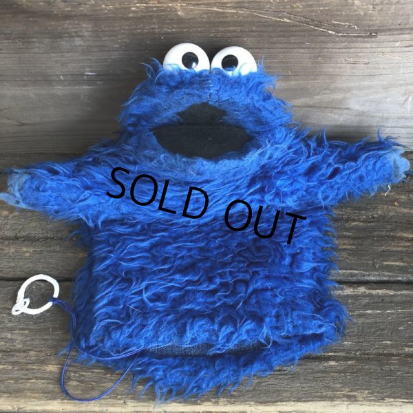 画像6: Vintage Knickerbocker Sesame Street Cookie Monster Hand Puppet Doll (S631) (6)