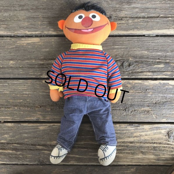画像7: Vintage Knickerbocker Sesame Street Ernie Plush Doll (S628) (7)