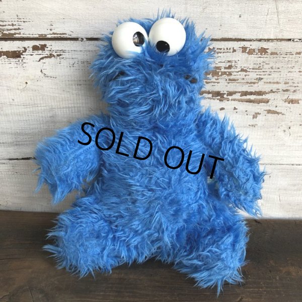 画像1: Vintage Knickerbocker Sesame Street Cookie Monster Plush Doll (S633) (1)