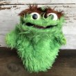 画像2: Vintage Knickerbocker Sesame Street Oscar Hand Puppet Doll (S632) (2)